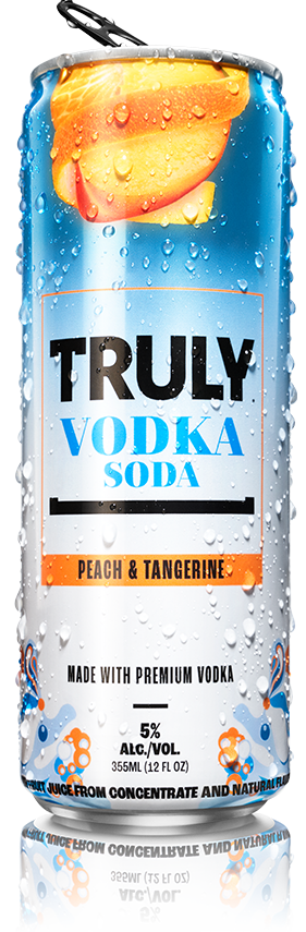 Truly Peach & Tangerine Vodka Soda