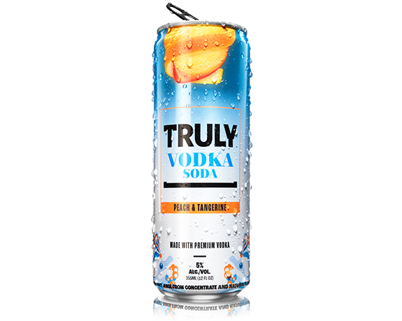 Truly Peach & Tangerine Vodka Soda
