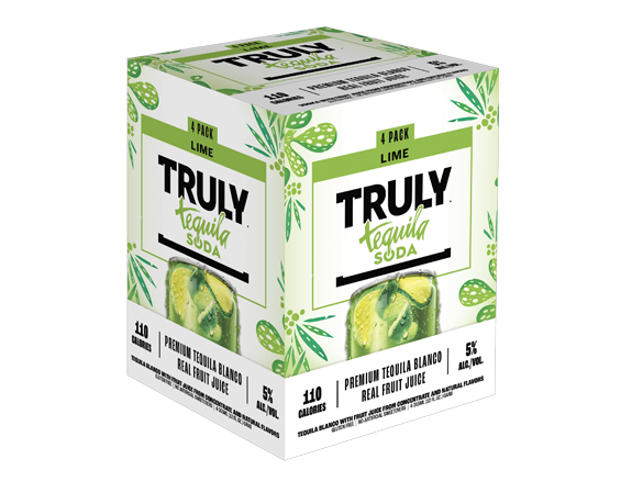 Truly Lime Tequila Soda 4-Pack