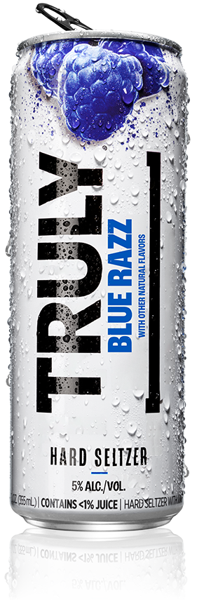 Truly Blue Razz Hard Seltzer Can