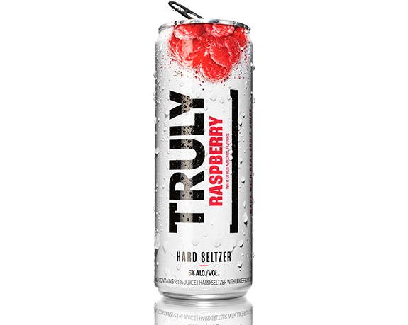 Truly Raspberry Hard Seltzer