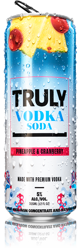 Truly Pineapple & Cranberry Vodka Soda