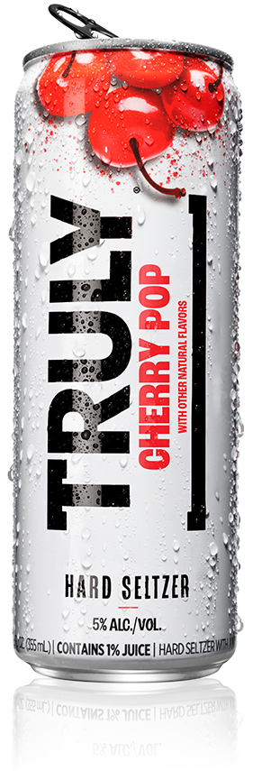 Truly Cherry Pop Hard Seltzer Can