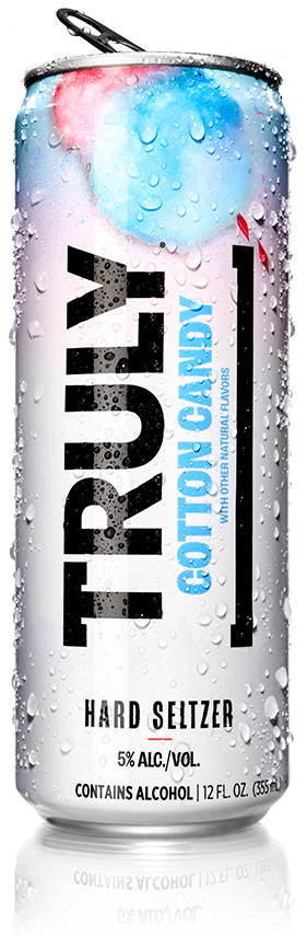 Truly Cotton Candy Hard Seltzer Can
