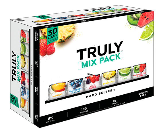 Truly Hard Seltzer Mix Pack - 30 Cans
