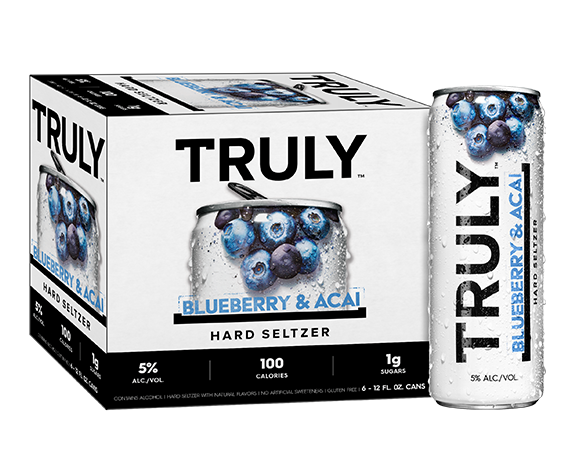 Truly Blueberry and Acai - 6 Pack